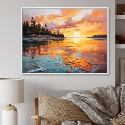 Writhlington Canada Morning Reflections II sur impression sur toile
