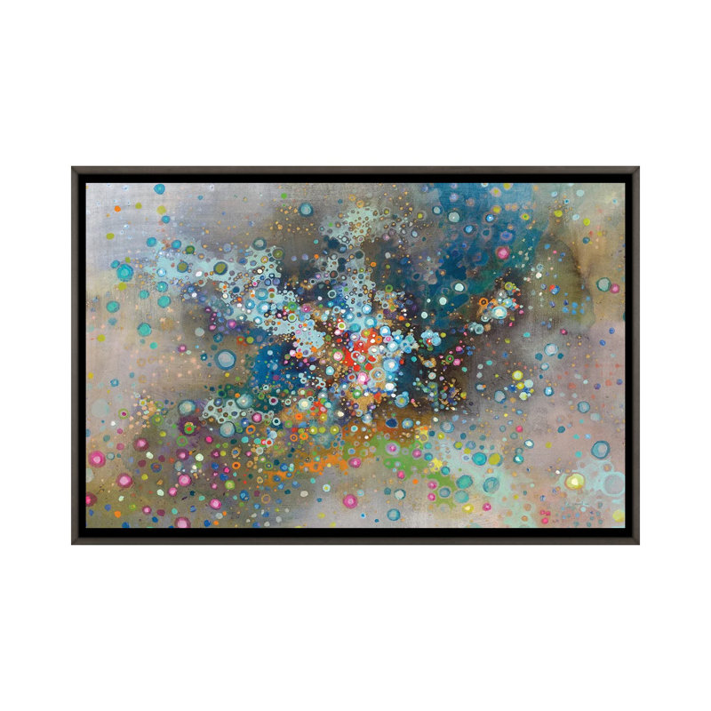 « Andromeda » par Danhui nai, reproduction d’art, Toile encadrée de bois rustique foncé, Pas de tapis