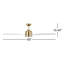 Carly LED Downrod Ceiling Fan-738260249-738260241-738260240