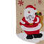 Chaussette de Noël 19 po en toile de jute avec sac cadeau