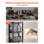Solid Wood 143.51 cm H Media Shelves