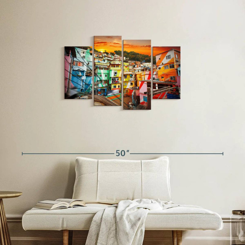 Nicci Rio De Janeiro Favela, 22" H x 36" W