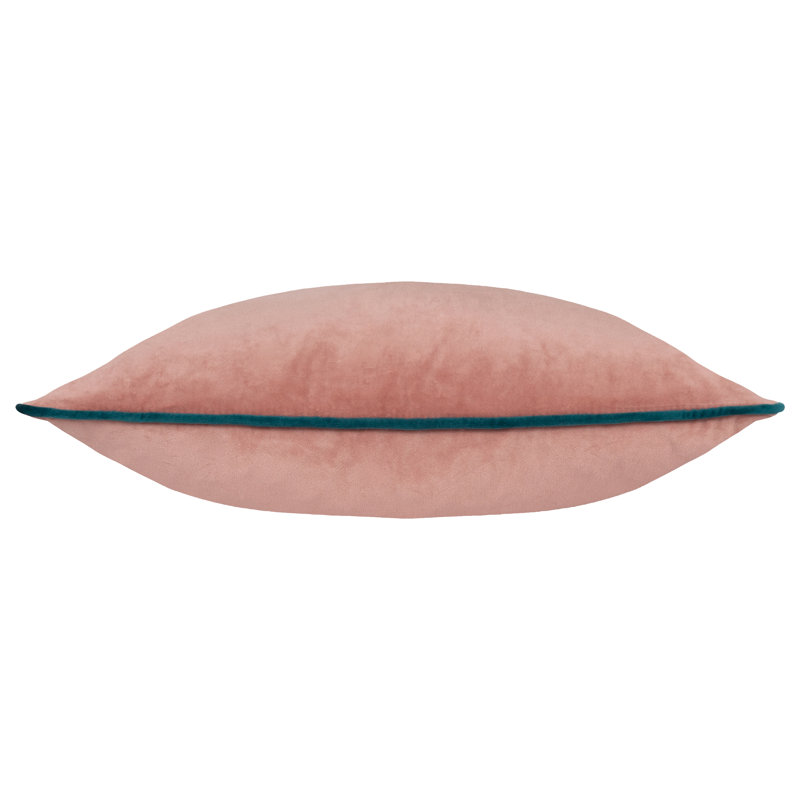 Meridian Square Cushion, Pink/Teal, Square 45cm, Polyester