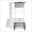 Armoire de rangement avec tablettes multifonctionnelles, organisateur d'entrée en bois moderne pour le couloir et le salon-1263308670