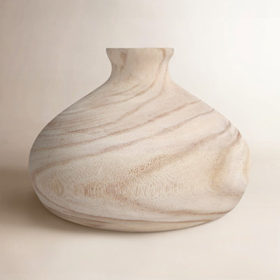 Rodiguez Solid Wood Table Vase