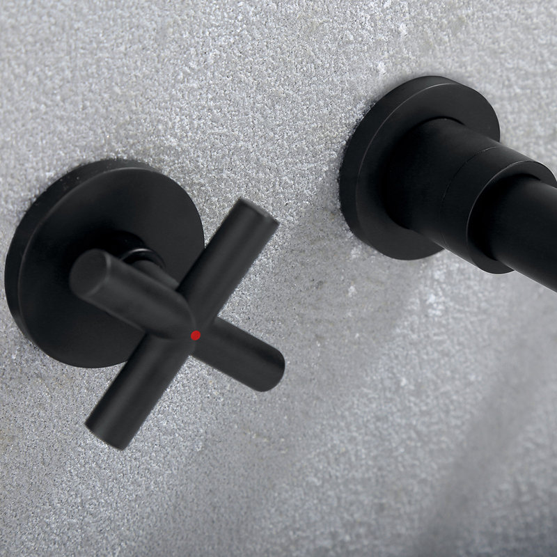 Cox 2-handle Bathroom Faucet, Matte Black