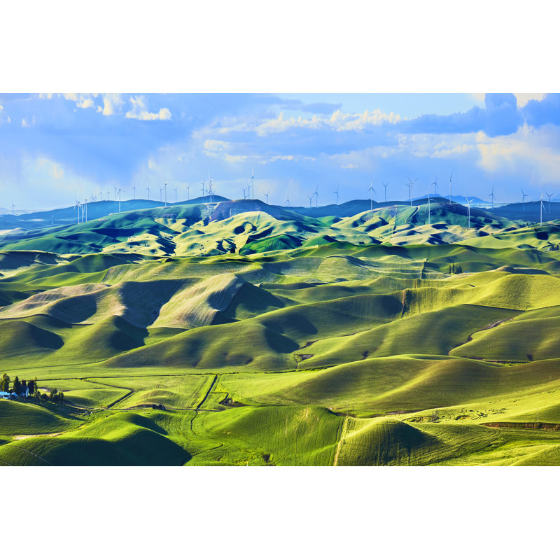Farmscape Panorama III by James McLoughlin - Wrapped Canvas Print, 81cm H x 122cm W