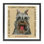 "Fun Schnauzer Pet", art mural encadré flottant par Nancy Overton