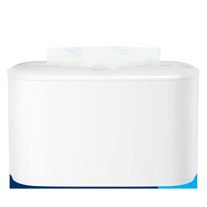 Distributeur de papier essuie-tout, blanc, compatible H2 / H23, conception compacte pour un usage domestique et commercial