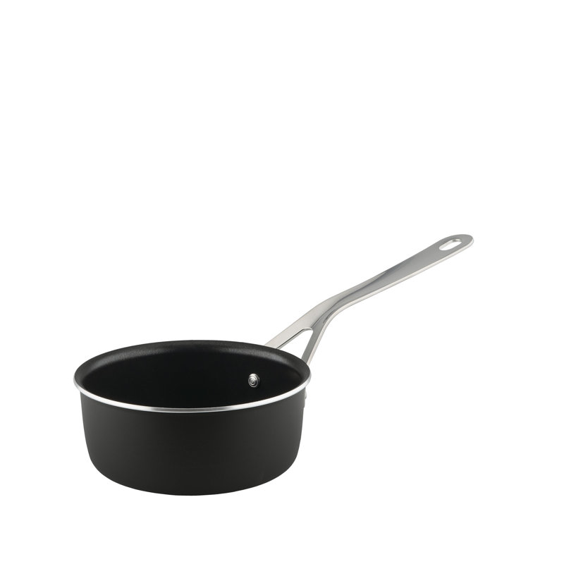 16 cm Black Aluminum Non-stick Saucepan