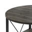 Table basse ronde de 31,5 po avec tablette inférieure en V-1984836671