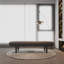 Banc de lit 47,24 pouces en cuir véritable moderne-2018211544