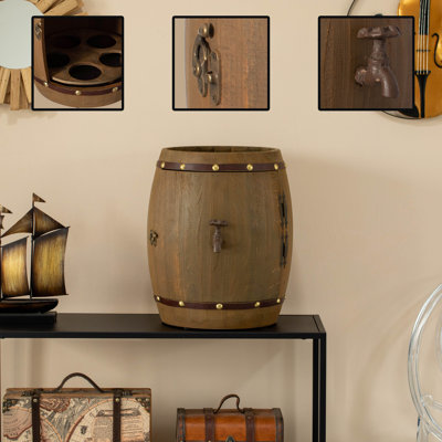 Arzel 15 " L Solid Wood Bar Cabinet