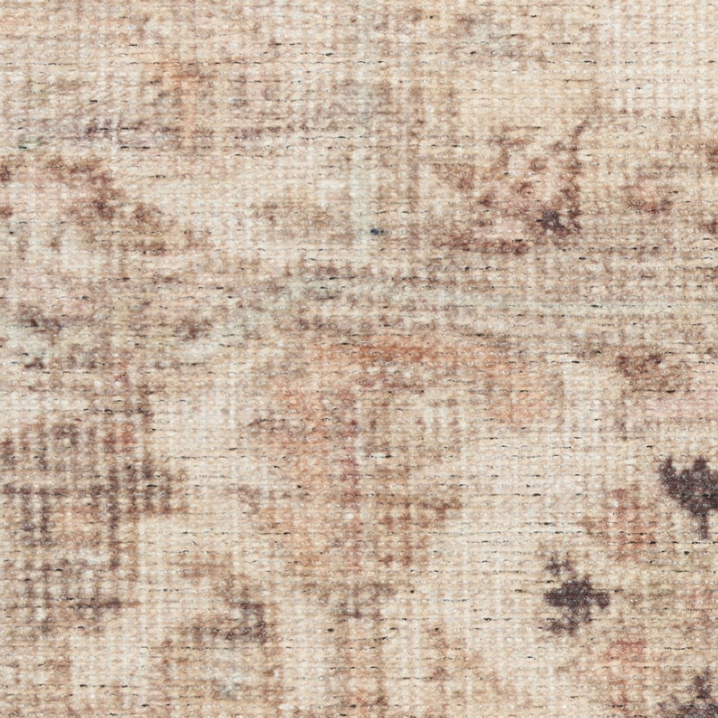 Hepler Machine Washable Vintage Area Rug, Rectangle 4' x 6'