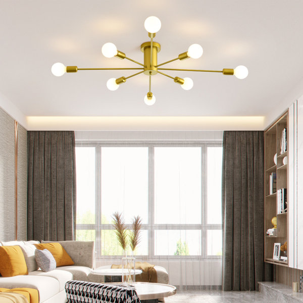 George Oliver Parrino Semi Flush Mount & Reviews | Wayfair