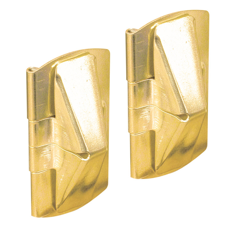 Serrure de fenêtre à finition plaquée en laiton estampé 1 po x 2 po Prime-Line