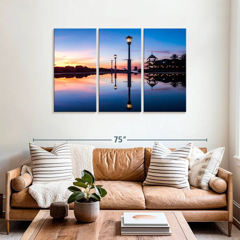 Gillard Curacao Urban Seascape, H 36 po x l 57 po