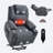 Polyester Power Lift Recliner - 8-Point Massage, Lumbar Heating, USB/Type-C, Steel Cup Holders-346598414