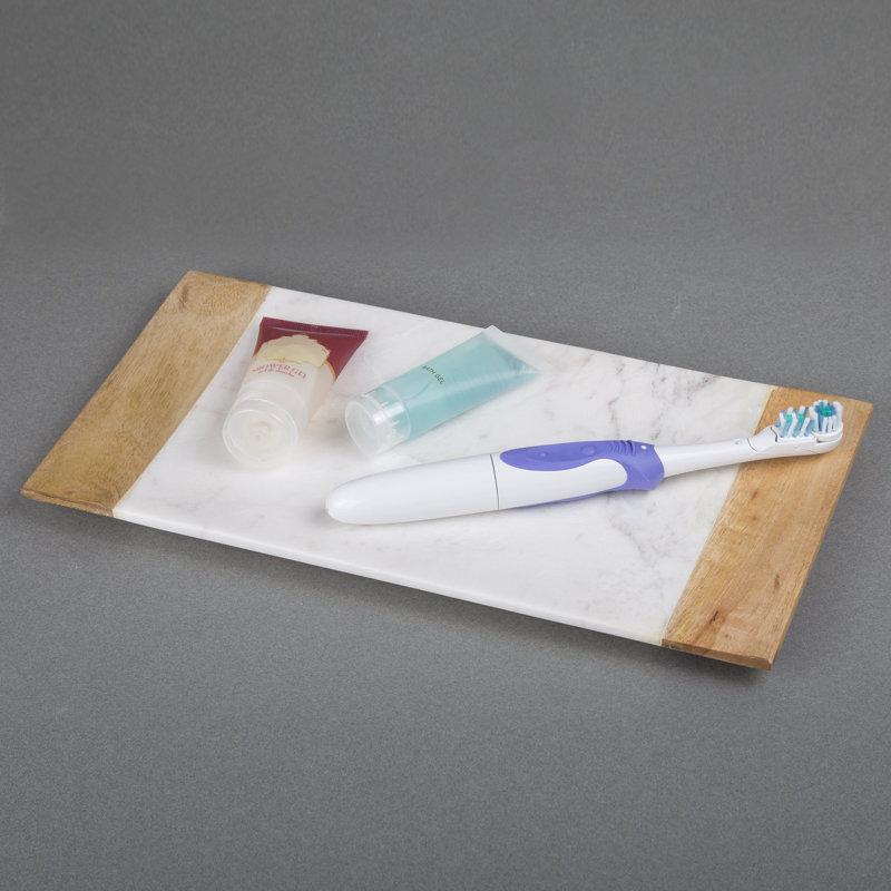 Drusi Marble Bathroom Tray