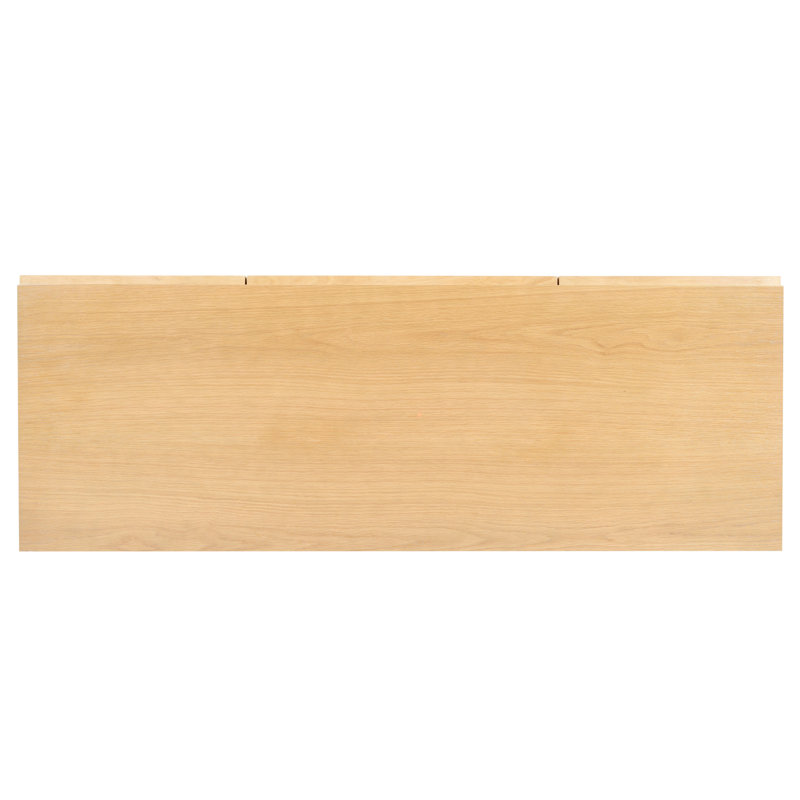 Zeus Manufactured Wood Writing Desk, Natural