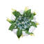 Ensemble de 10 boules de fleurs artificielles - centres de table en soie blanche 9,5 po pour réception de mariage, douche nuptiale et décoration de table