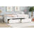 White Solid Rubber Wood Watsons Bed With Two Storage Drawers-633737378