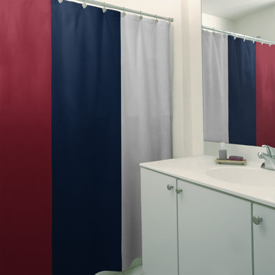 Striped Shower Curtain with Liner Included