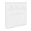 Lit escamotable double avec armoires supérieures-1479952036