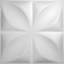 H 11 11/8 po x l 11 7/8 po H 3 panneaux décoratifs muraux décoratifs Helene Endurawall Pi. (50 / PC)