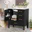 Meuble-lavabo 30 po avec lavabo en céramique-418035335