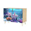 Buffet Buffet avec rangement vibrant sous-marin corail sous-marin coloré anémones de mer avec 2 portes pour le salon et la cuisine