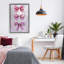 Cadre flottant rubans de rosé et de satin, design par Annabelle Hall-1707182553-1707182556