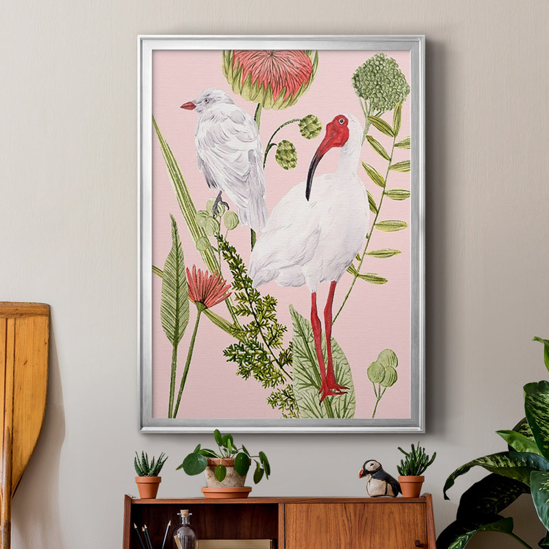 Oiseaux en mouvement II, Argent, H 24,5 po x l 18,5 po x P 1 po