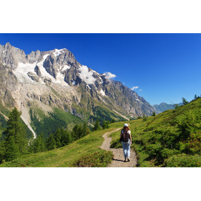 Hiking In Ferret Valley - Wrapped Canvas Print