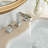 Widespread 2-handle Bathroom Faucet with Drain Assembly