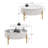 31.49'' Lift Top Coffee Table With Marble Top-11170286
