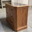 47.24 " W Pine Solid Wood and Glass Jewelry Armoire