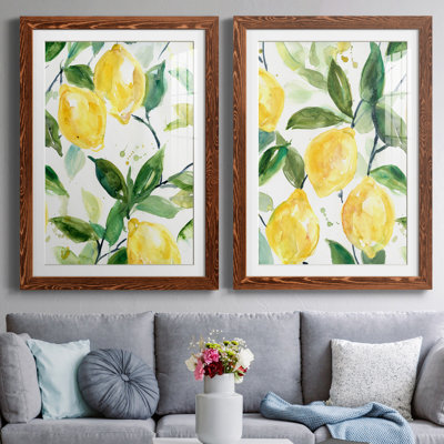 " Lemony Branch I " 2 - Pieces