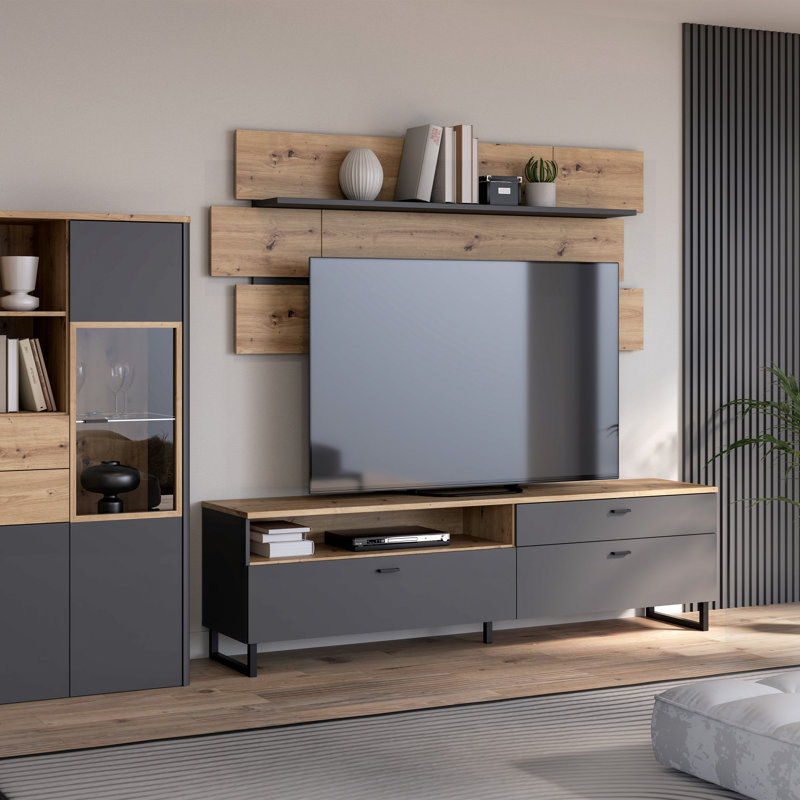 Azekiel Unfinished TV Stand for TVs up to 78"