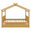 Lit en bois avec couchette-666364084
