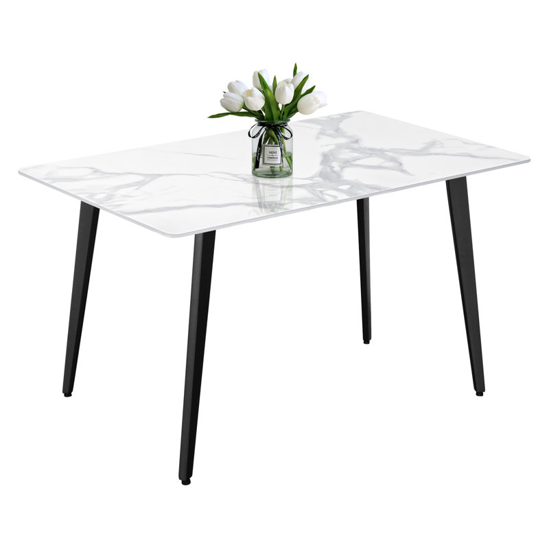 Table de salle à manger Kaetlynn, Blanc