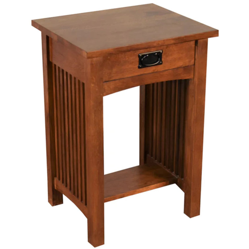Vangel 17'' W Solid Wood Nightstand