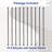 10Pcs Staircase Metal Balusters Decorative Banister Spindles-Double Twist Design