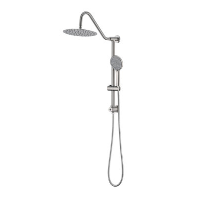 Shower System With 10" Rain Shower Head, 4 Function Adjustable Rain Dual Shower Head
