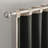 Lanet Vintage Ogee Dual-Side Magnetic Closure 100% Blackout Back Tab Curtain Panel-125104701-125104703