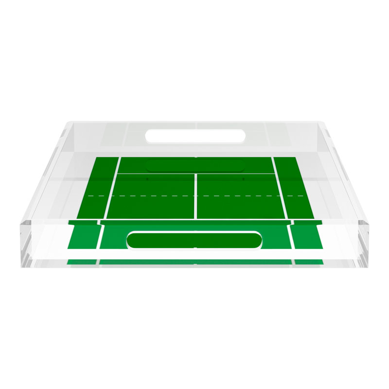 Decorative Tray, 2" H x 22.5" W x 14.5" D