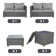 Wicker Modular Outdoor Conversation Set Of 4