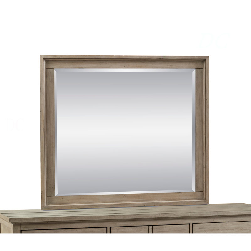 Miroir, aucun assemblage requis, finition gris verger