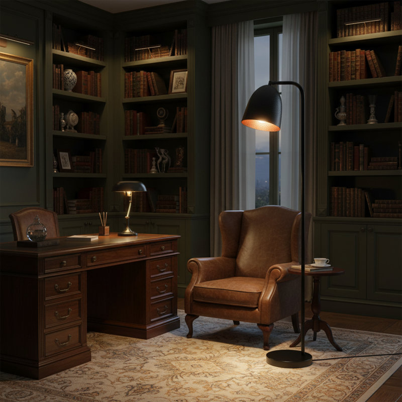 Zaelynn 47.24'' Arched Floor Lamp
