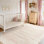 Tapis de chambre de bébé pour bébé, rosé neutre Boho, mignon, floral, pliable, lavable à la machine, tapis doux, tapis pour salon, chambre à coucher, dortoir, salle de jeux pour enfants